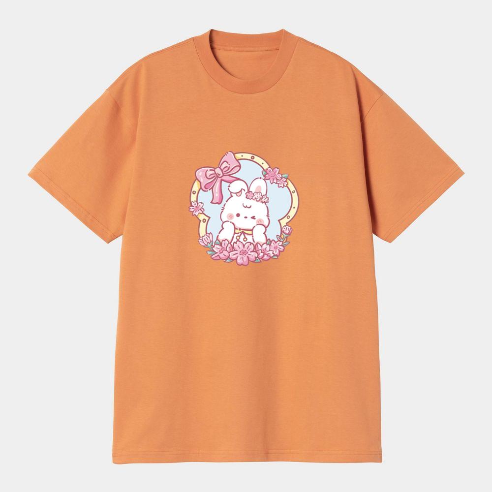 Bow and Blossom Bunny T-Shirts