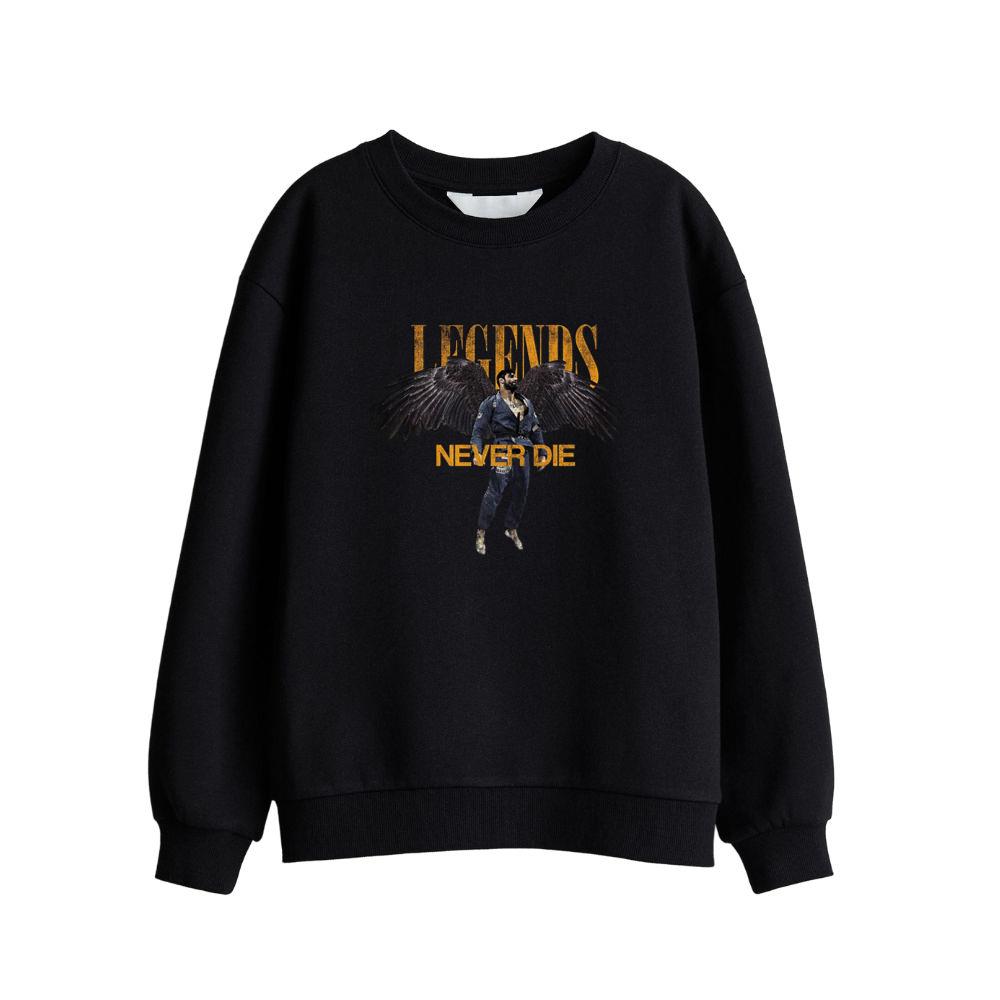 Brazilian Jiu Jitsu Tee Jiu Jitsu Legends Never Die BJJ Premium Sweatshirt