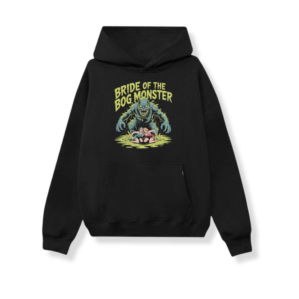 Bride of the Bog Monster Horror Retro Graphic Hoodie