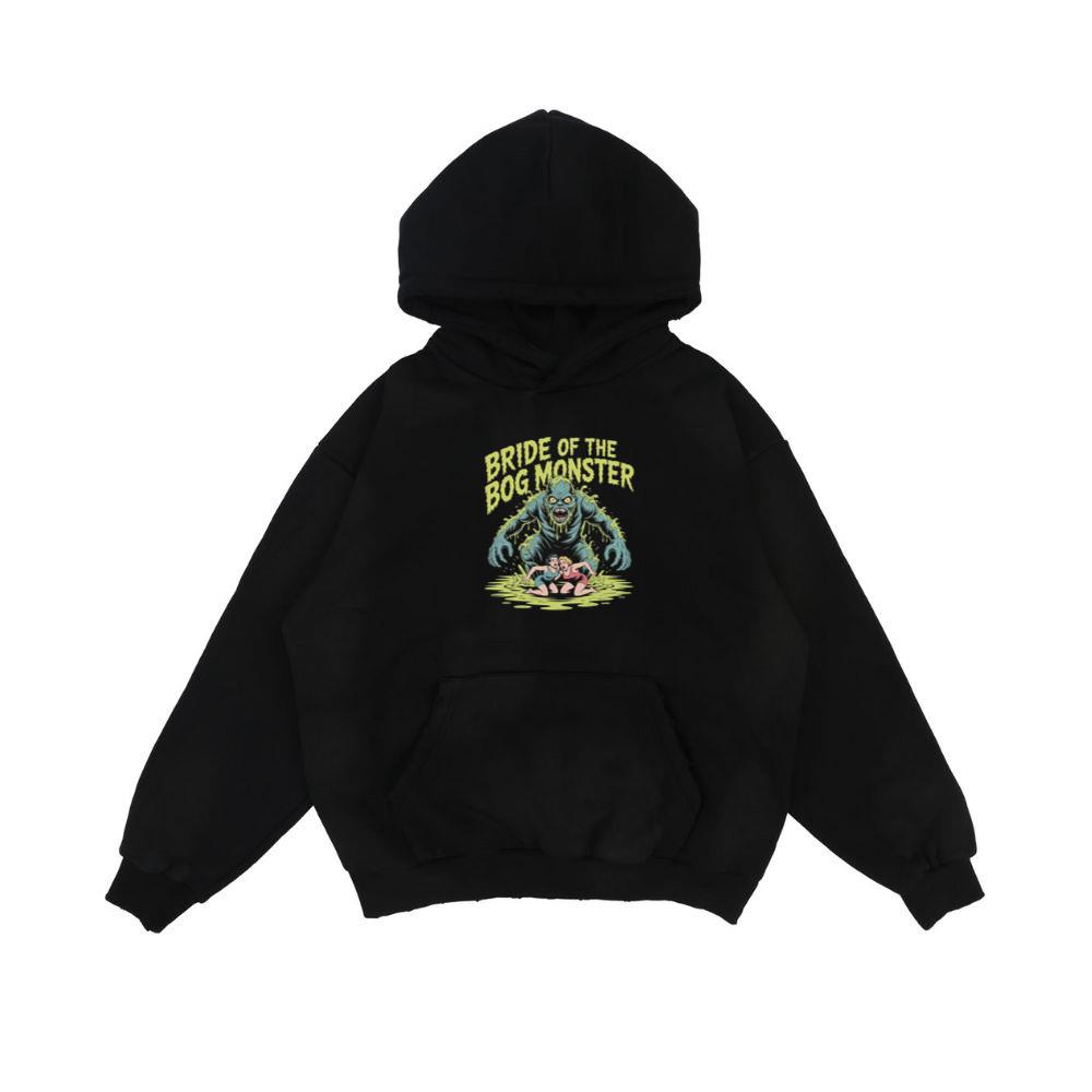 Bride of the Bog Monster Horror Retro Graphic Hoodie