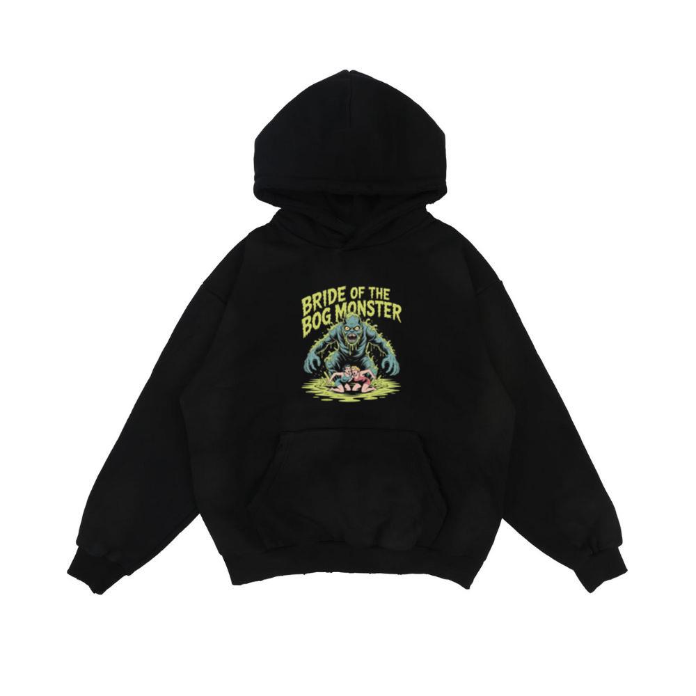 Bride of the Bog Monster Horror Retro Graphic Hoodie