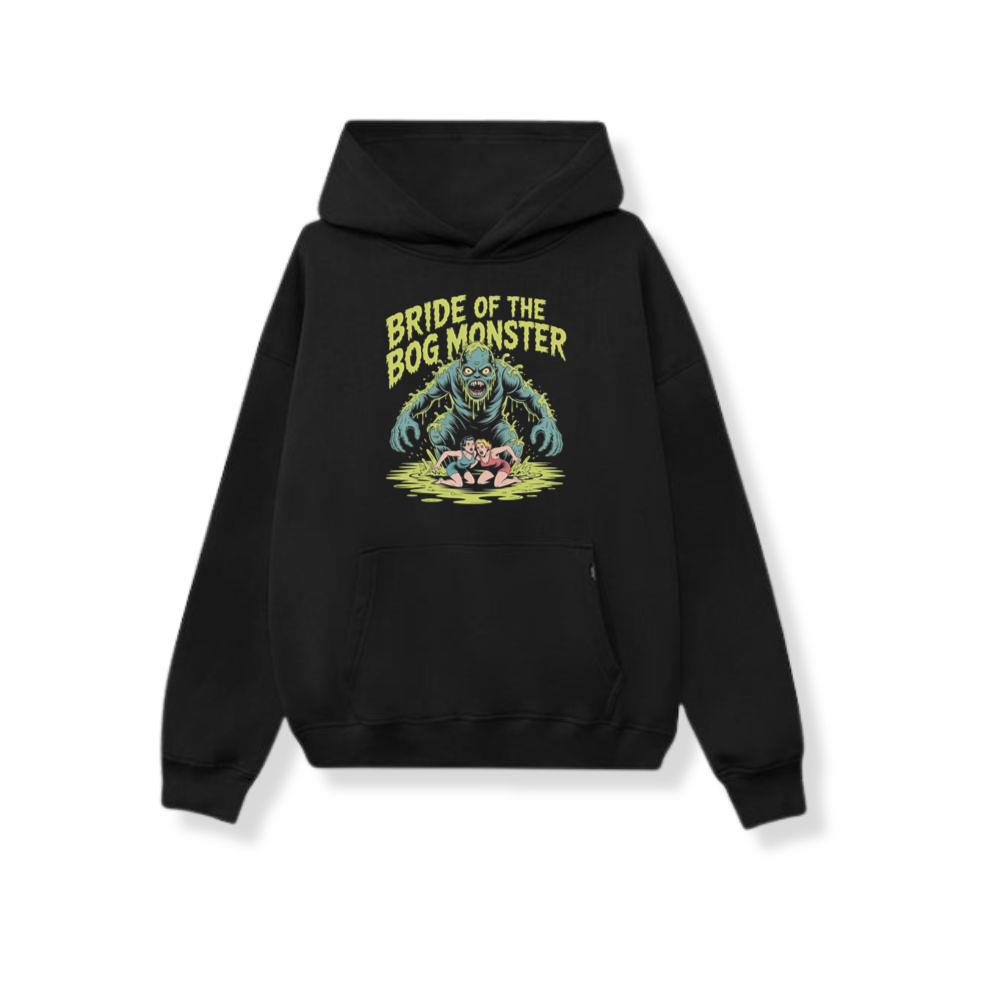 Bride of the Bog Monster Horror Retro Graphic Hoodie