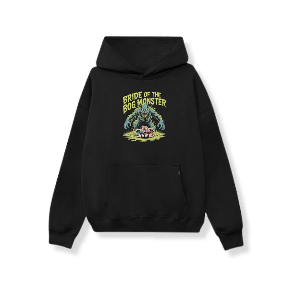 Bride of the Bog Monster Horror Retro Graphic Hoodie