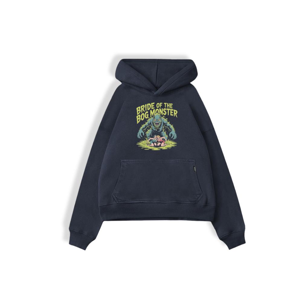 Bride of the Bog Monster Horror Retro Graphic Hoodie - Image 2