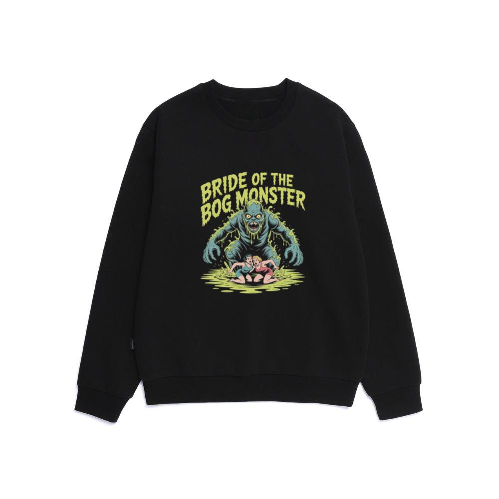 Bride of the Bog Monster Horror Retro Graphic Sweatshirt