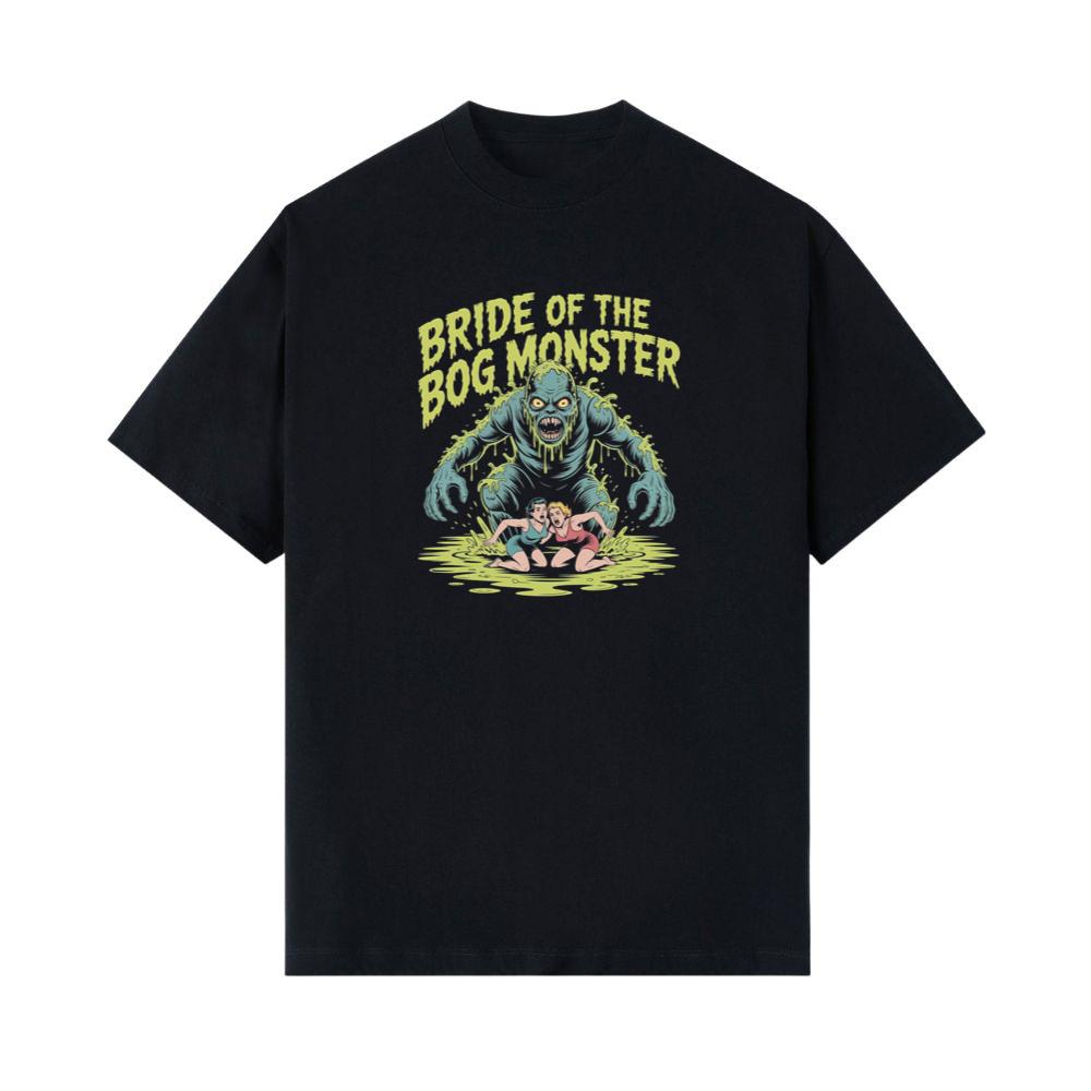 Bride of the Bog Monster Horror Retro Graphic T-Shirt