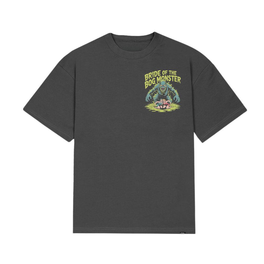 Bride of the Bog Monster Horror Retro Graphic T-Shirt - Image 3