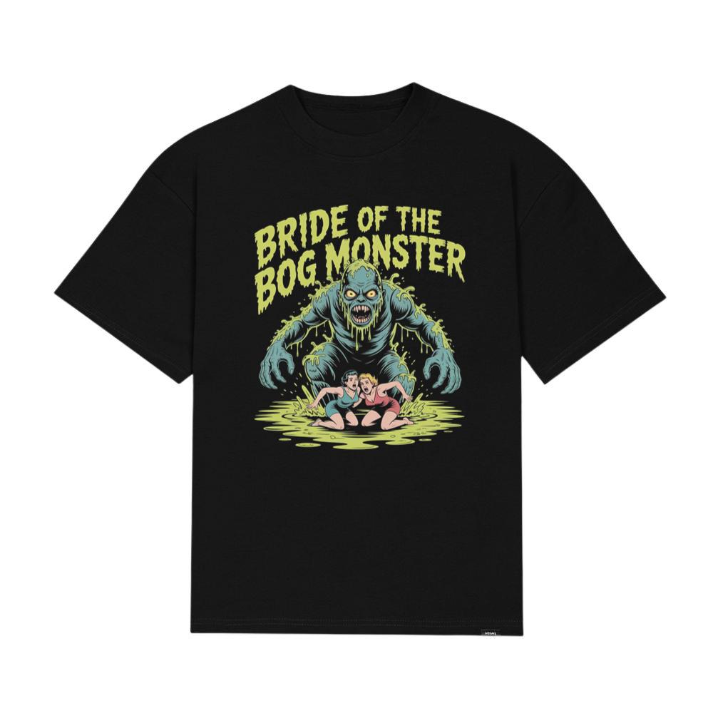 Bride of the Bog Monster Horror Retro Graphic T-Shirt
