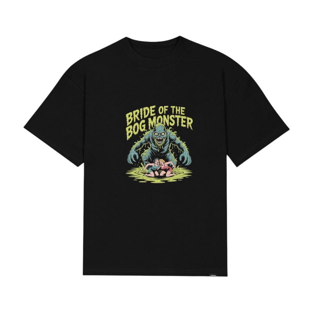 Bride of the Bog Monster Horror Retro Graphic T-Shirt