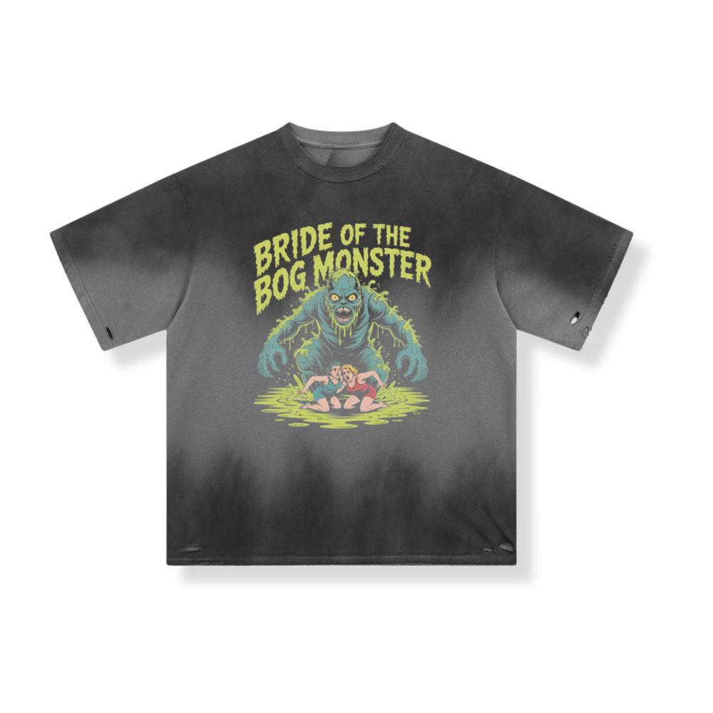 Bride of the Bog Monster Horror Retro Graphic T-Shirt