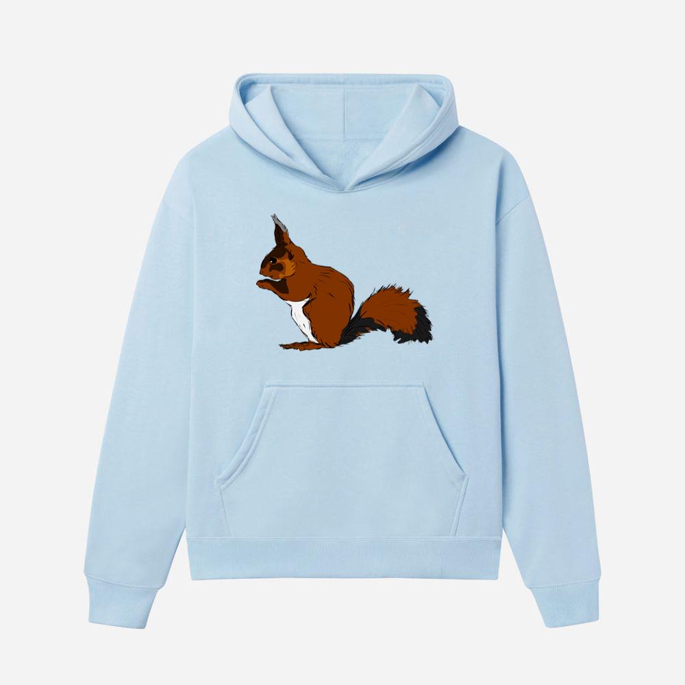 Brown Squirrel With Fluffy Tail Hoodies