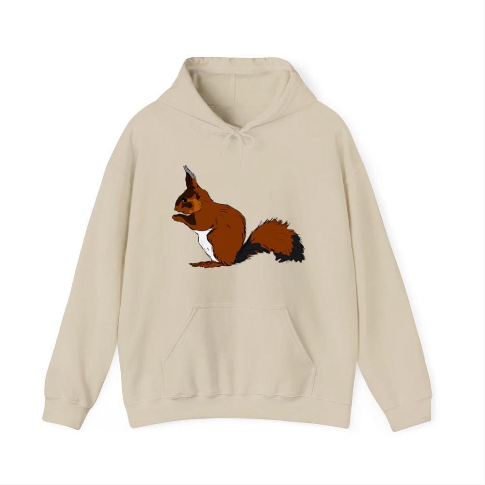 Brown Squirrel With Fluffy Tail Hoodies