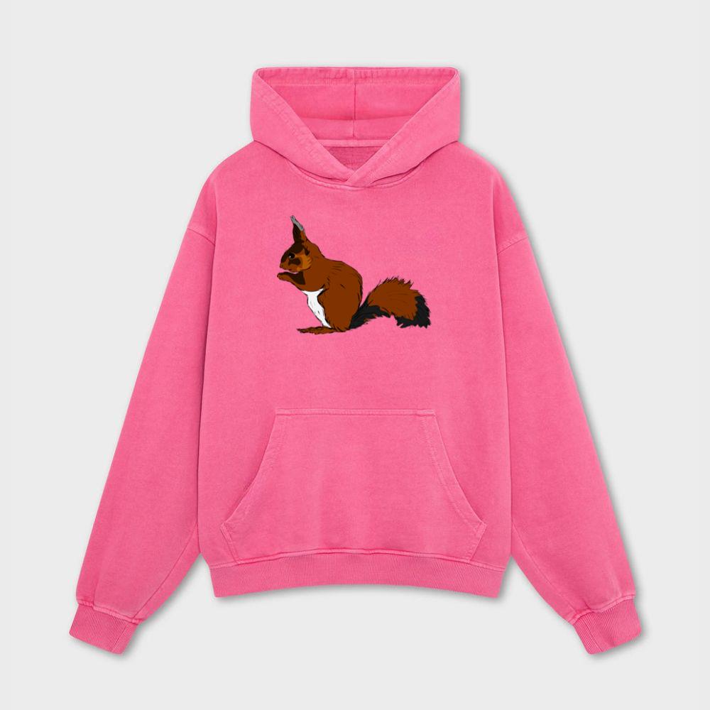 Brown Squirrel With Fluffy Tail Hoodies