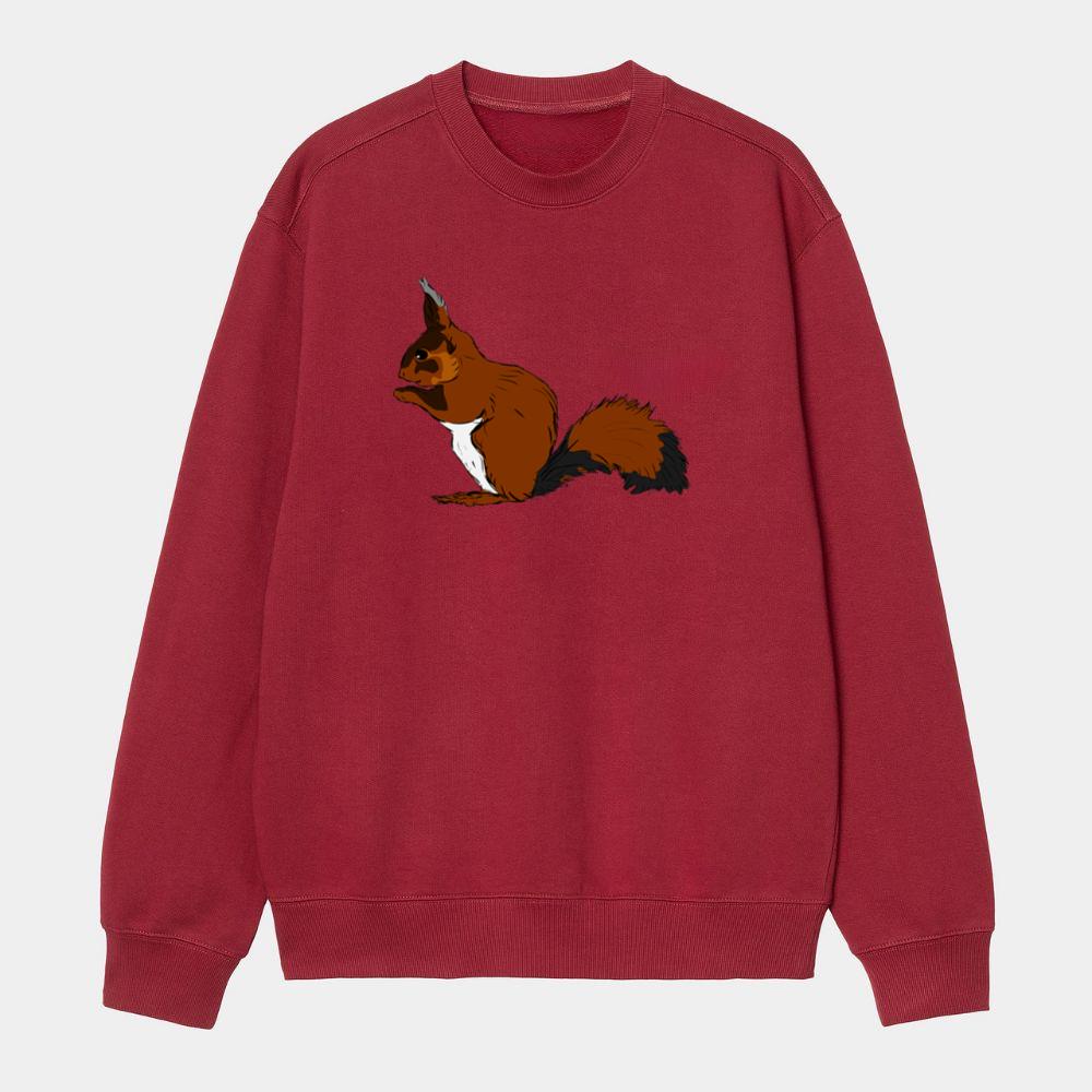 Brown Squirrel With Fluffy Tail Sweatshirt