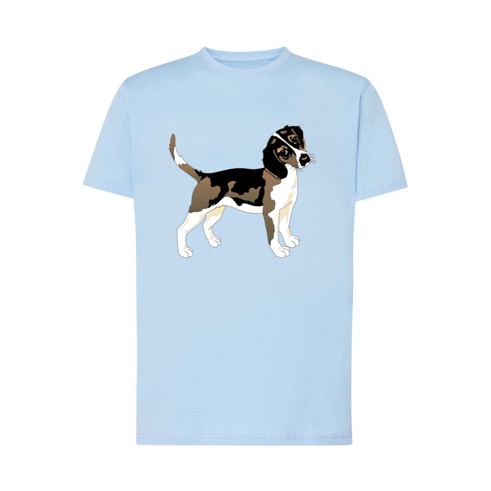 Brown White Cartoon Beagle Dog T-Shirts