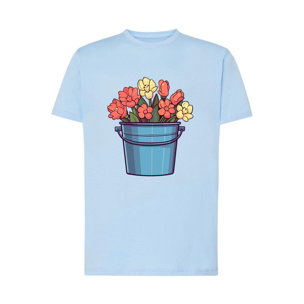 Bucket Full Of Flowers T-Shirts