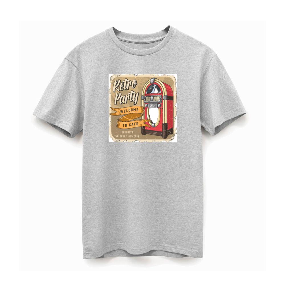 Cafe Invitation with Retro Jukebox and Banner TShirts Britishtransit