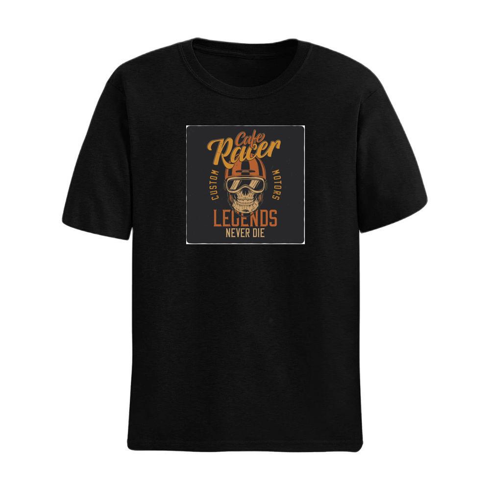 Cafe Racer Skull TShirts Ecolorit