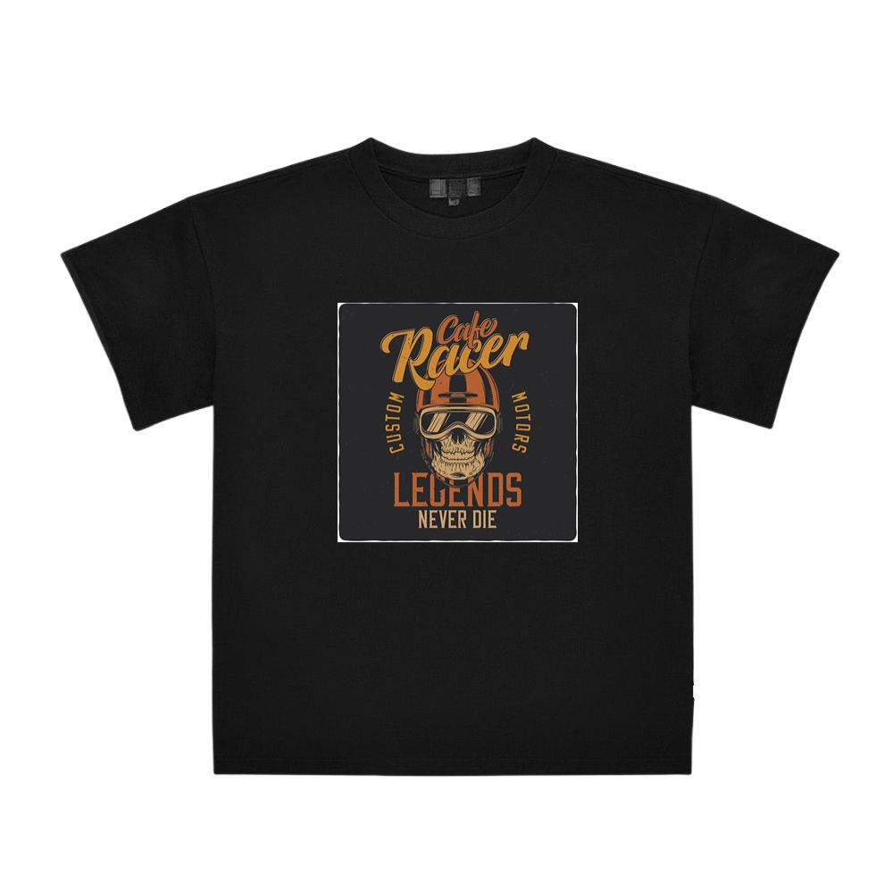 Cafe Racer Skull T-Shirts