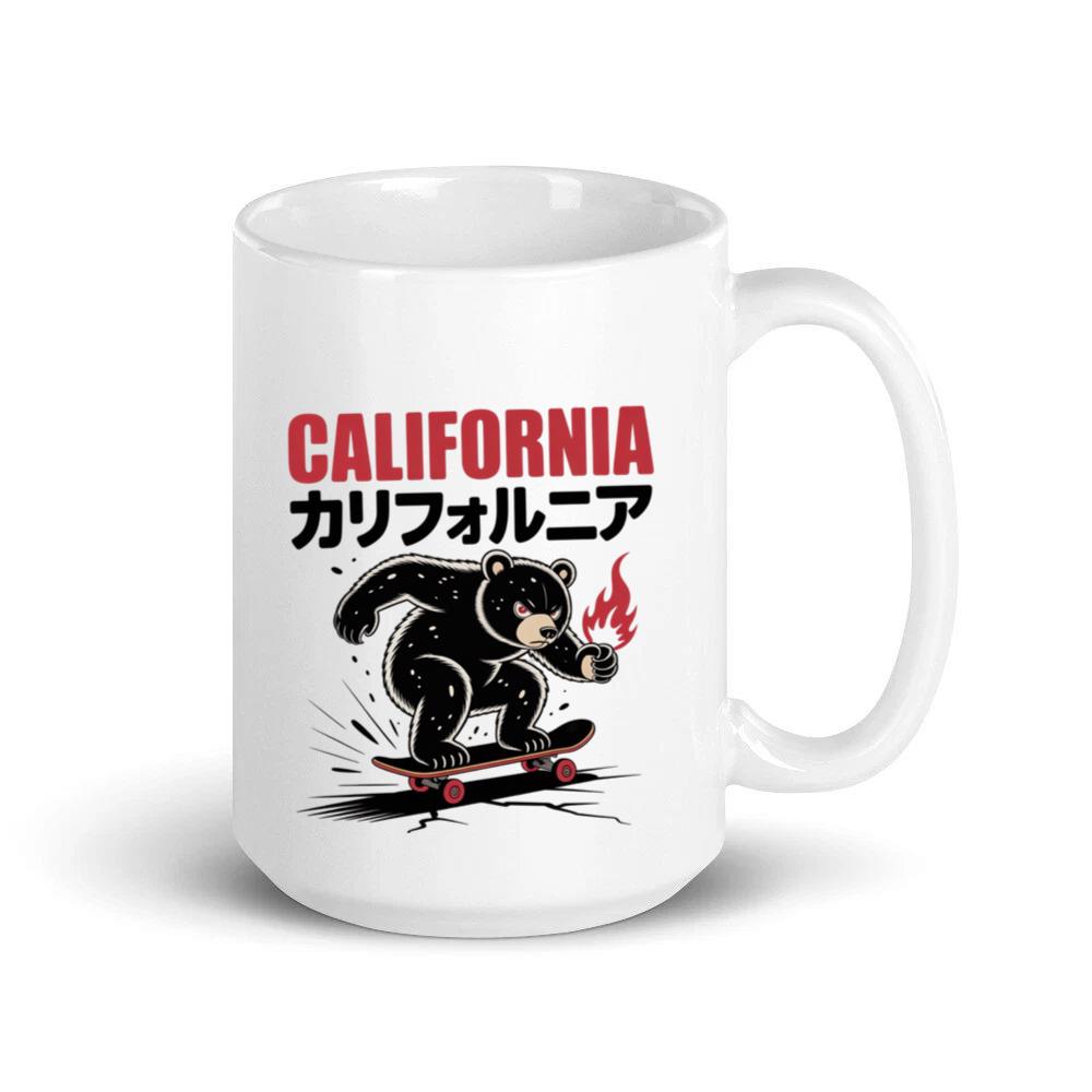 California Retro Horse Rider Japanese Style Design Mug
