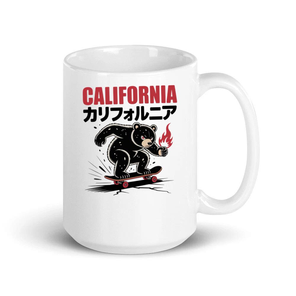 California Retro Horse Rider Japanese Style Design Mug