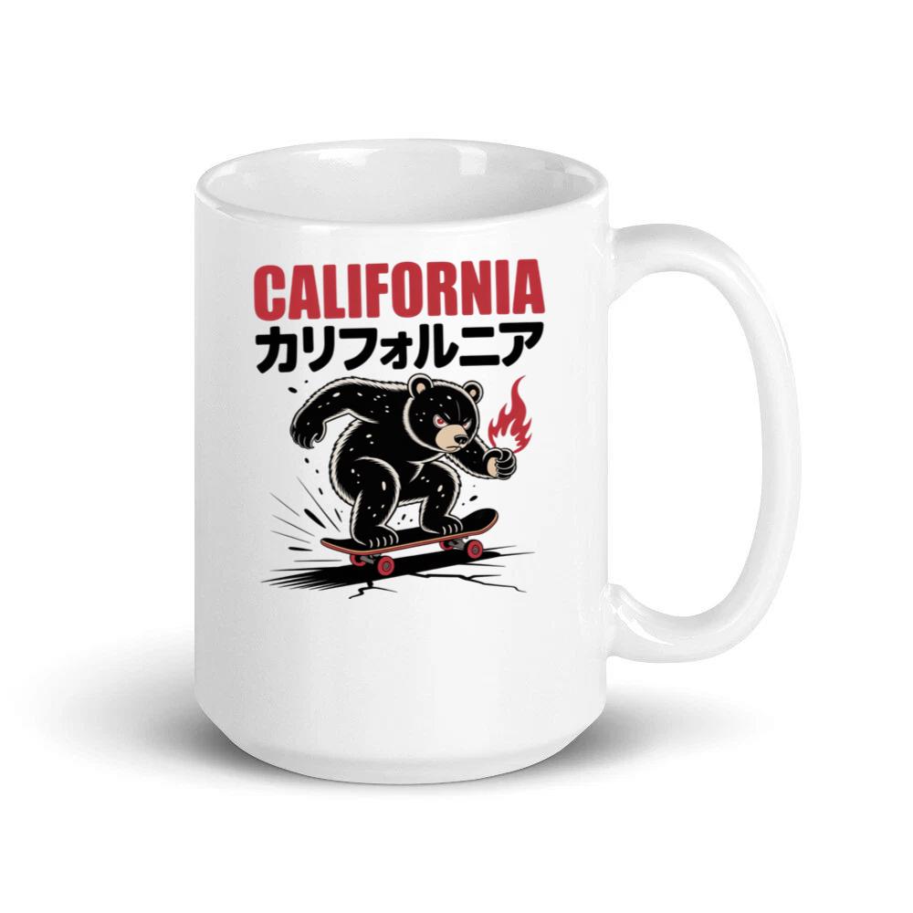 California Retro Horse Rider Japanese Style Design Mug