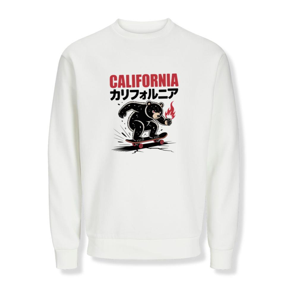 California Retro Horse Rider Japanese Style Design Sweatshirts