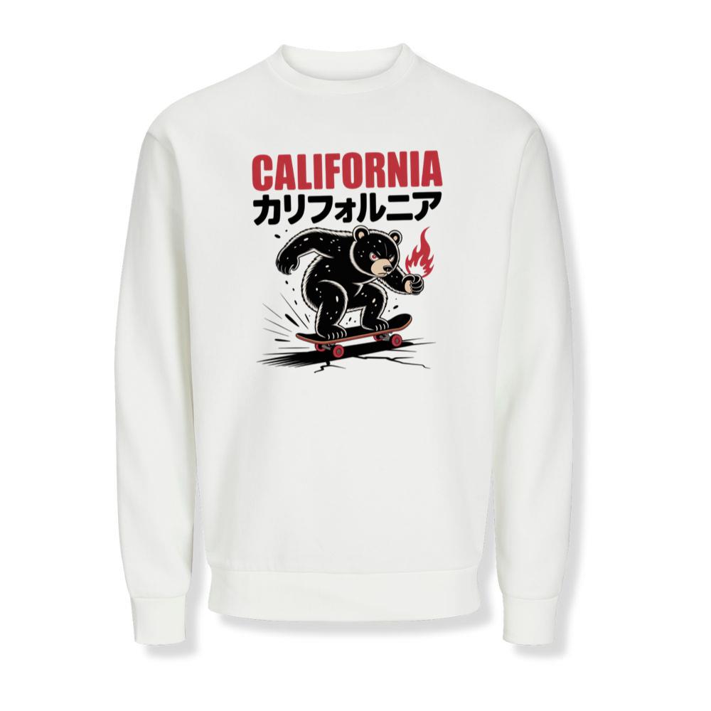 California Retro Horse Rider Japanese Style Design Sweatshirts