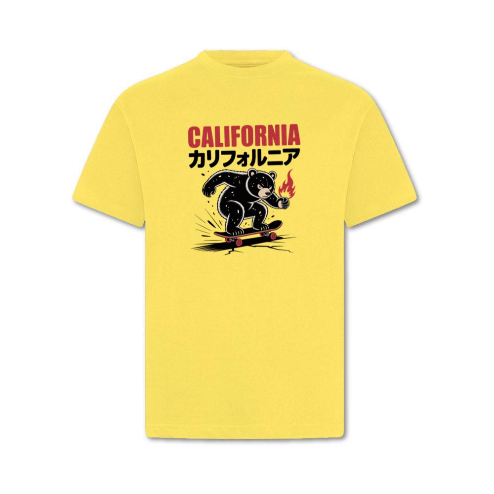 California Retro Horse Rider Japanese Style Design T-Shirt