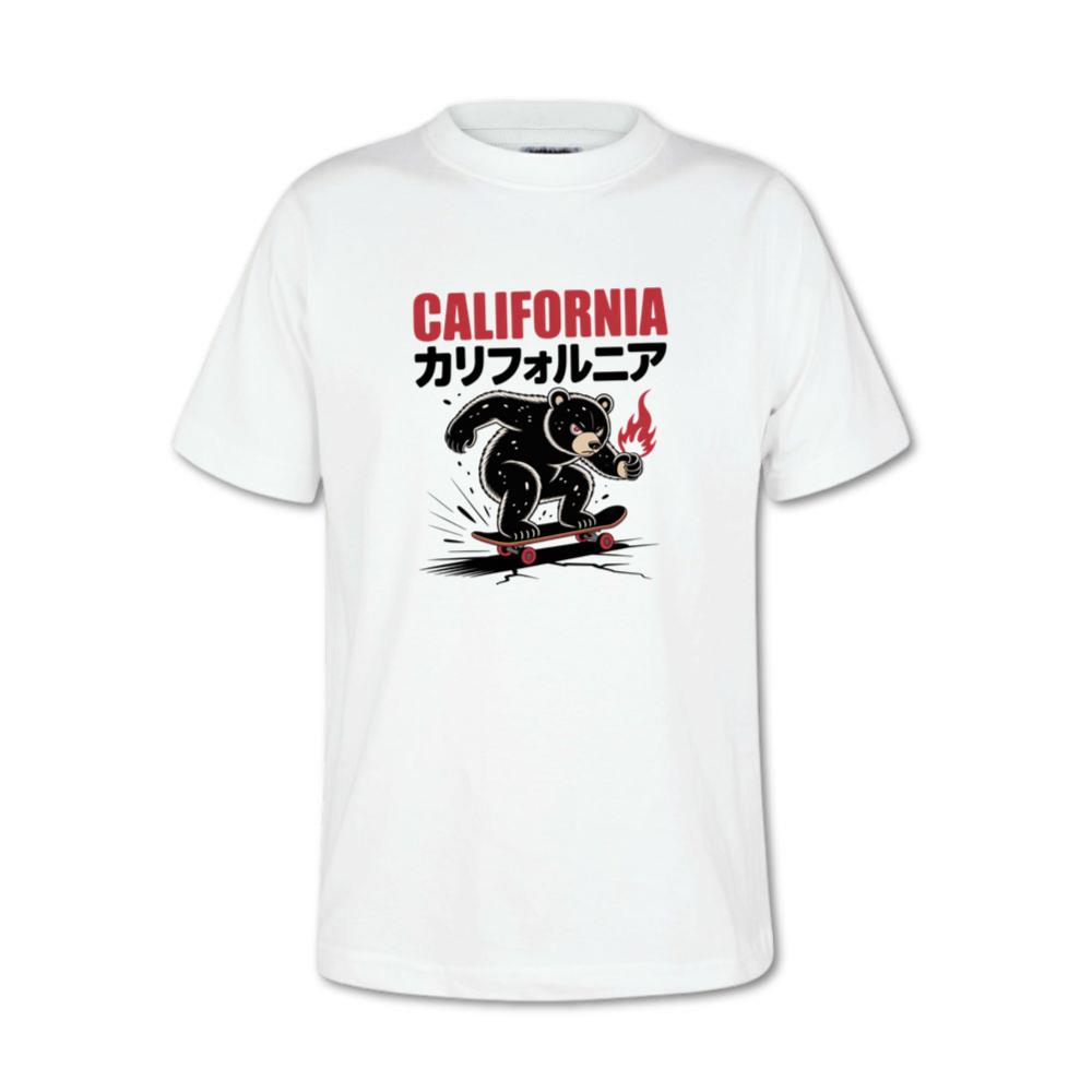 California Retro Horse Rider Japanese Style Design T-Shirt