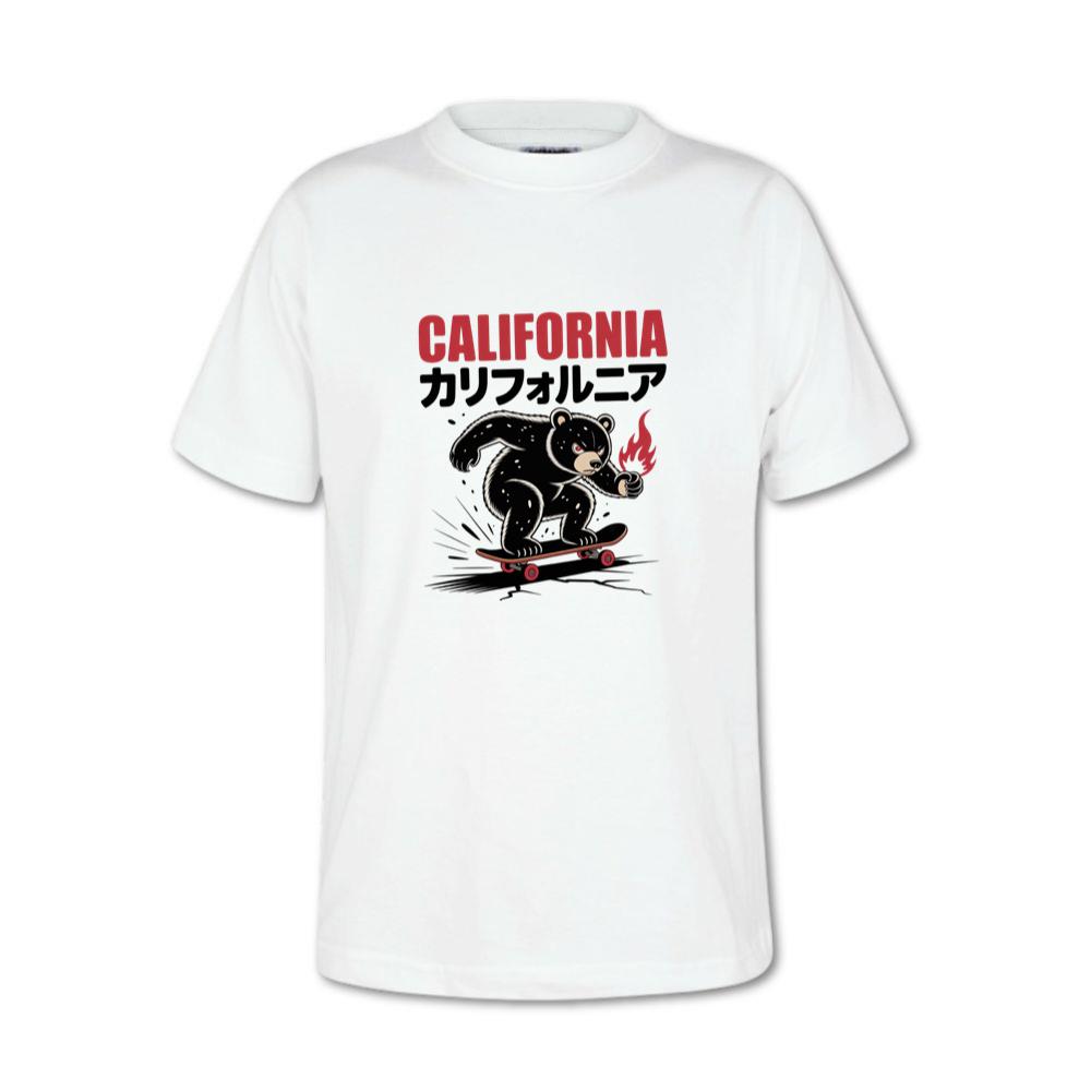 California Retro Horse Rider Japanese Style Design T-Shirt