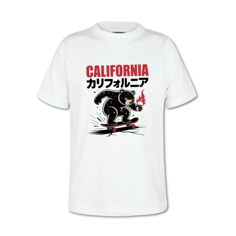 California Retro Horse Rider Japanese Style Design T-Shirt