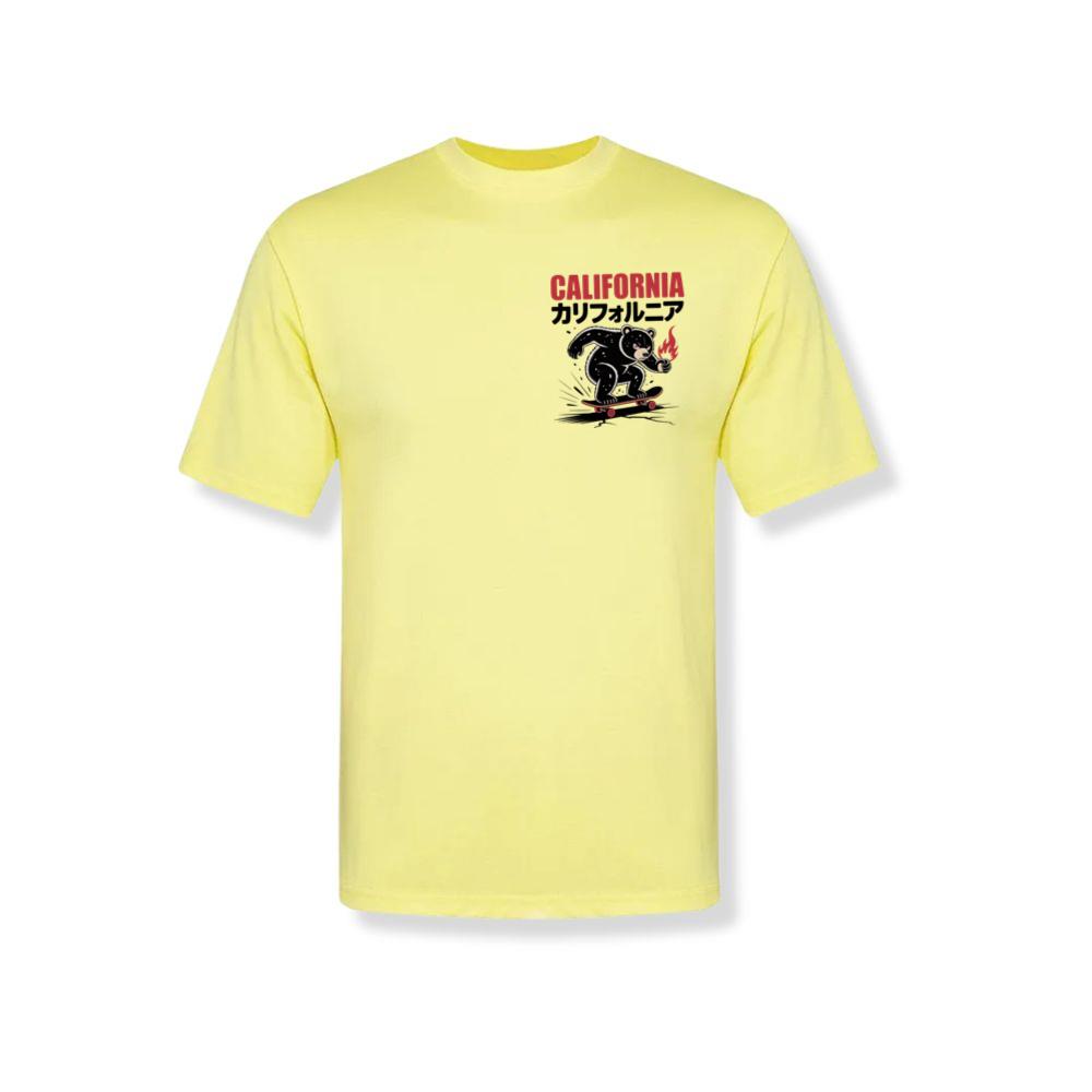 California Retro Horse Rider Japanese Style Design T-Shirt