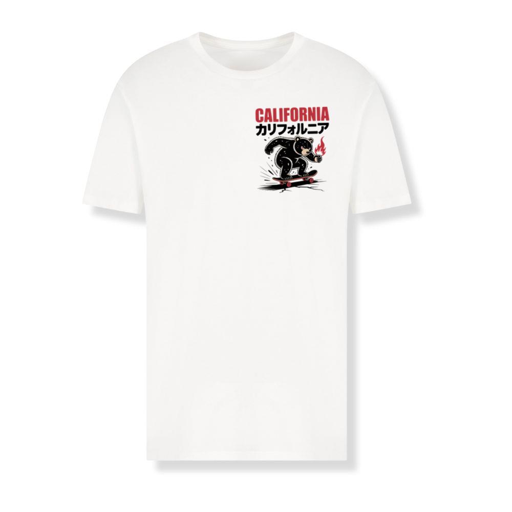 California Retro Horse Rider Japanese Style Design T-Shirt