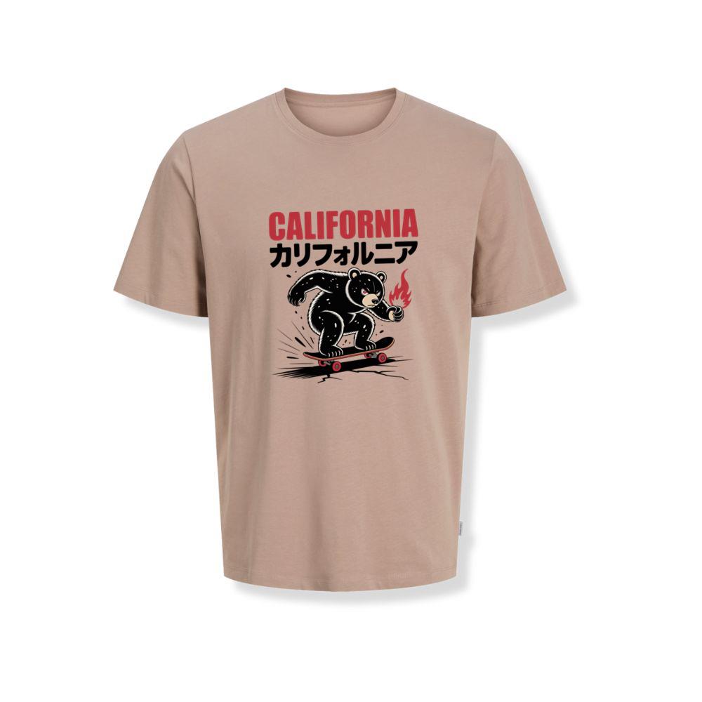 California Retro Horse Rider Japanese Style Design T-Shirts