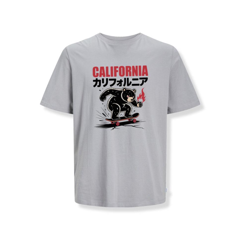 California Retro Horse Rider Japanese Style Design T-Shirts