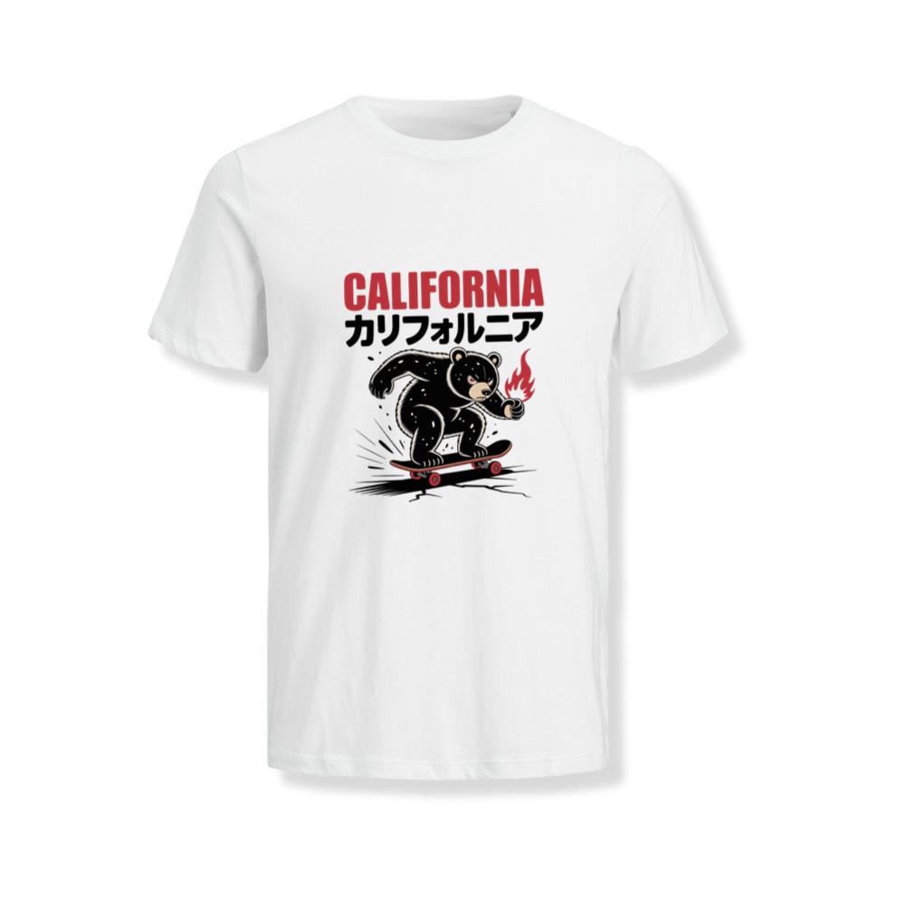 California Retro Horse Rider Japanese Style Design T-Shirts
