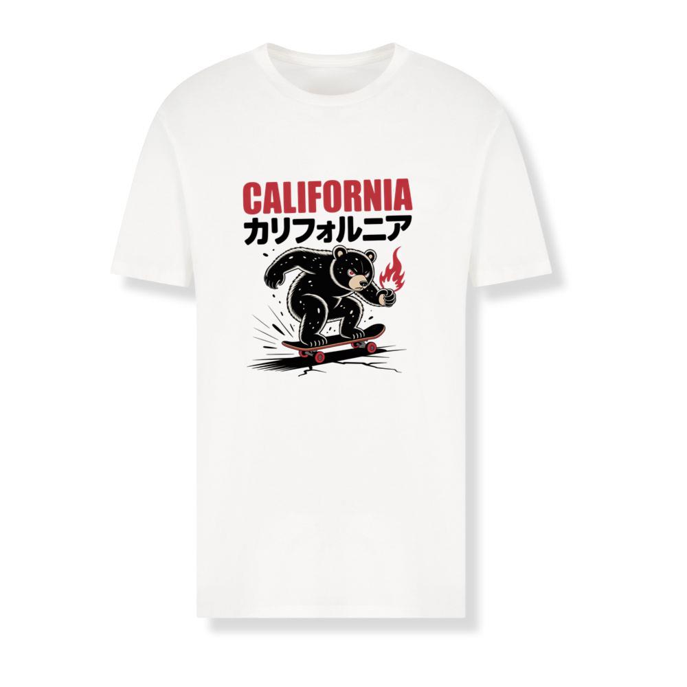 California Retro Horse Rider Japanese Style Design T-Shirts