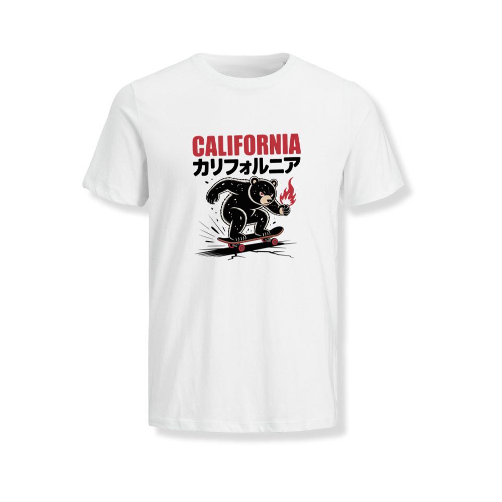 California Retro Horse Rider Japanese Style Design T-Shirts