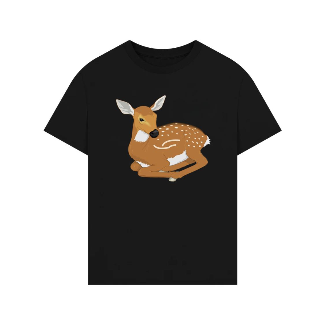 Calm Deer in Resting Pose T-Shirt