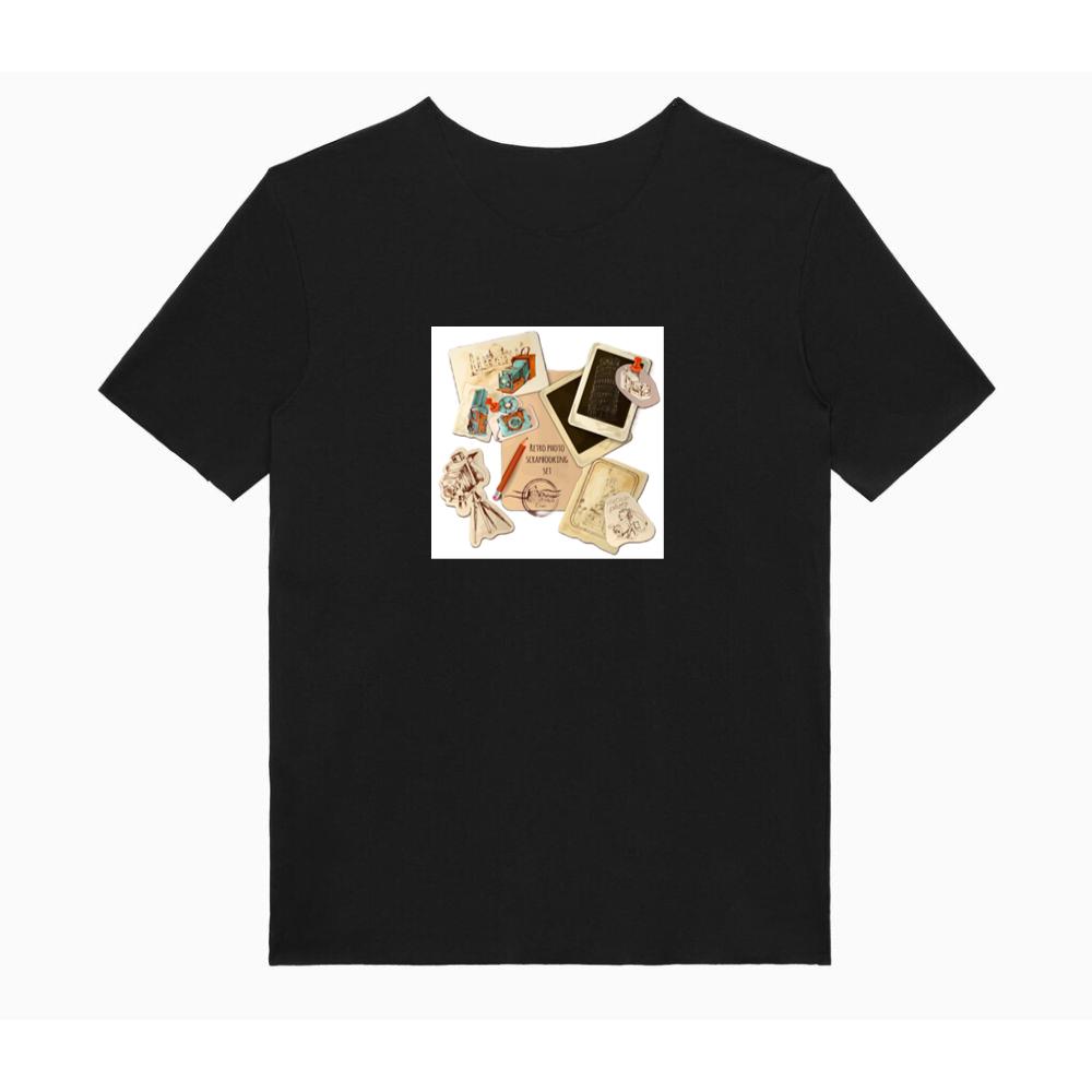 Camera, Landmark, and Paper Scrapbook Set T-Shirts