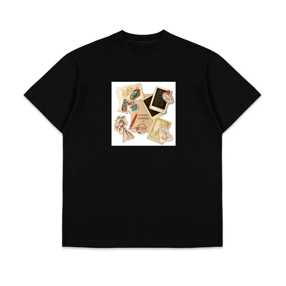 Camera, Landmark, and Paper Scrapbook Set T-Shirts