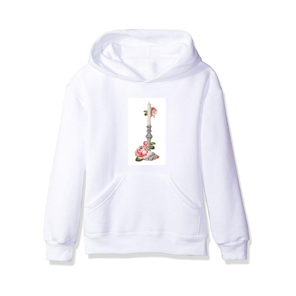 Candle and Roses in a Vintage Setting Hoodies