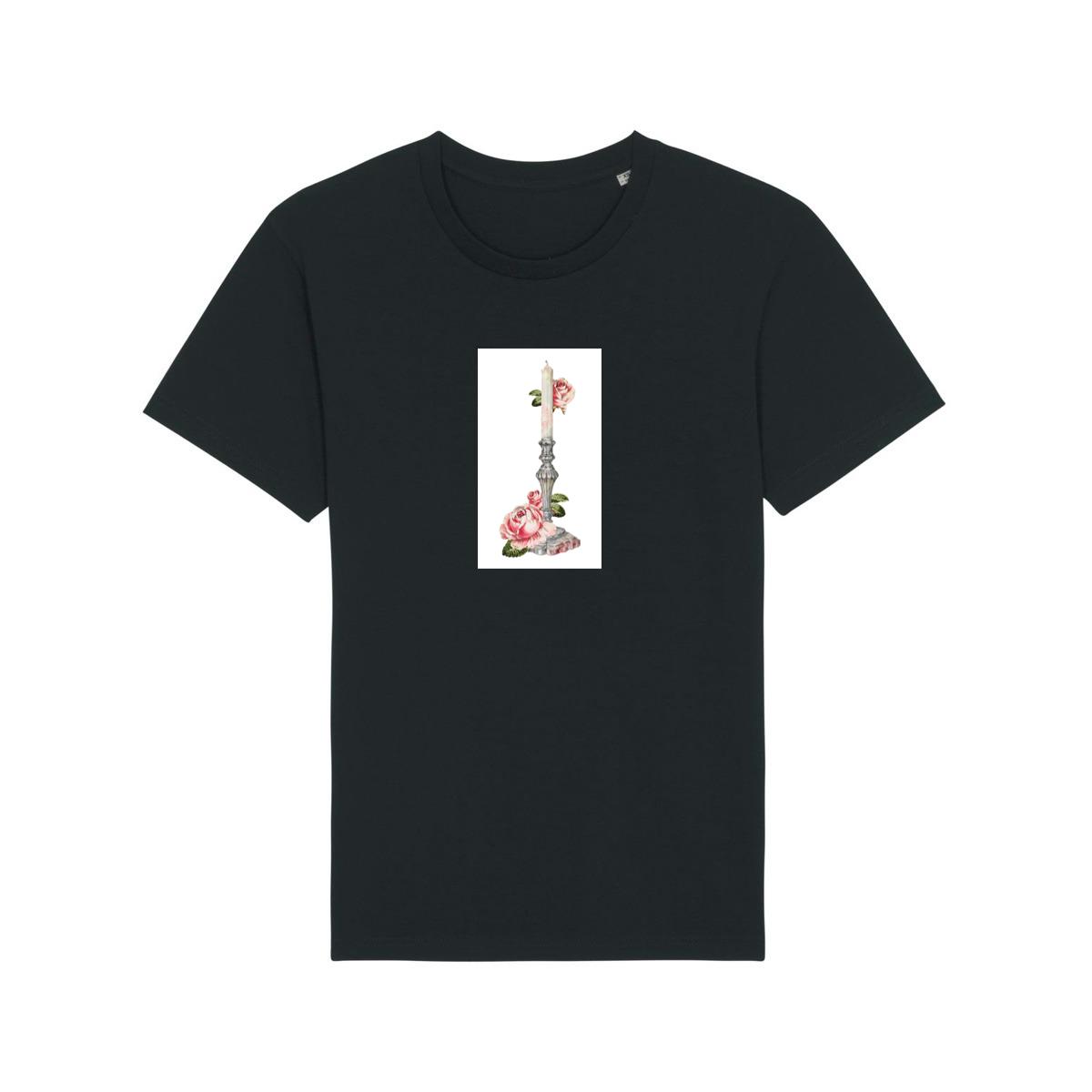 Candle and Roses in a Vintage Setting T-Shirts