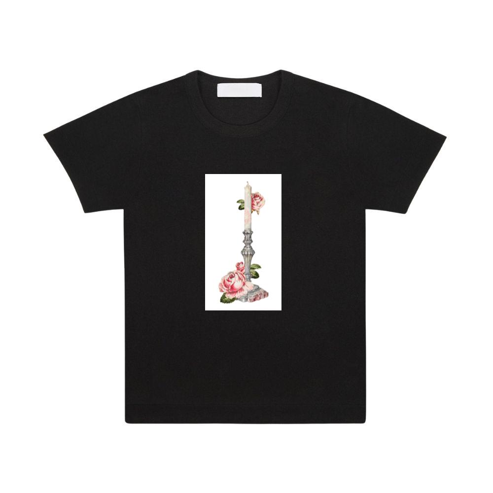 Candle and Roses in a Vintage Setting T-Shirts