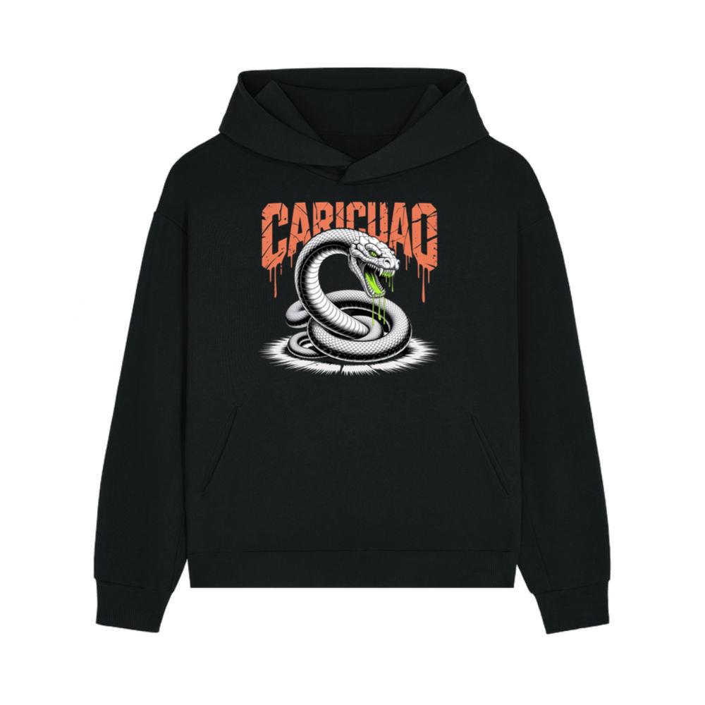 Carichao Venomous Snake with Fangs and Dripping Venom Design Hoodies