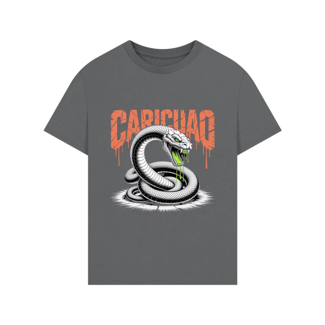Carichao Venomous Snake with Fangs and Dripping Venom Design T-Shirts