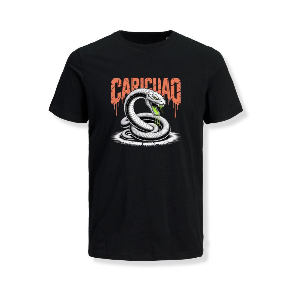 Carichao Venomous Snake with Fangs and Dripping Venom Design T-Shirts