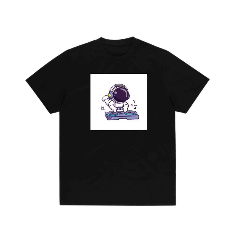 Cartoon Astronaut DJ Illustration TShirts Tetebi