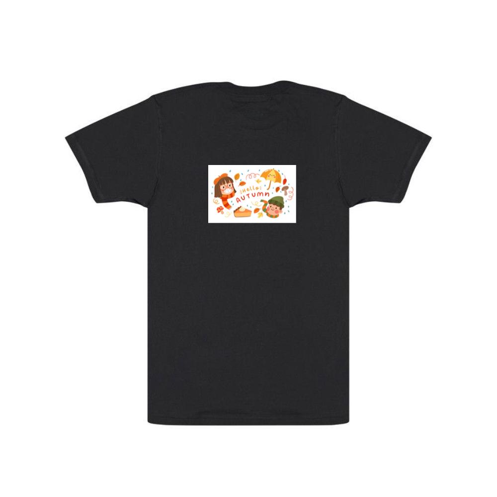 Cartoon Autumn with Leaves and Mushroom T-Shirts